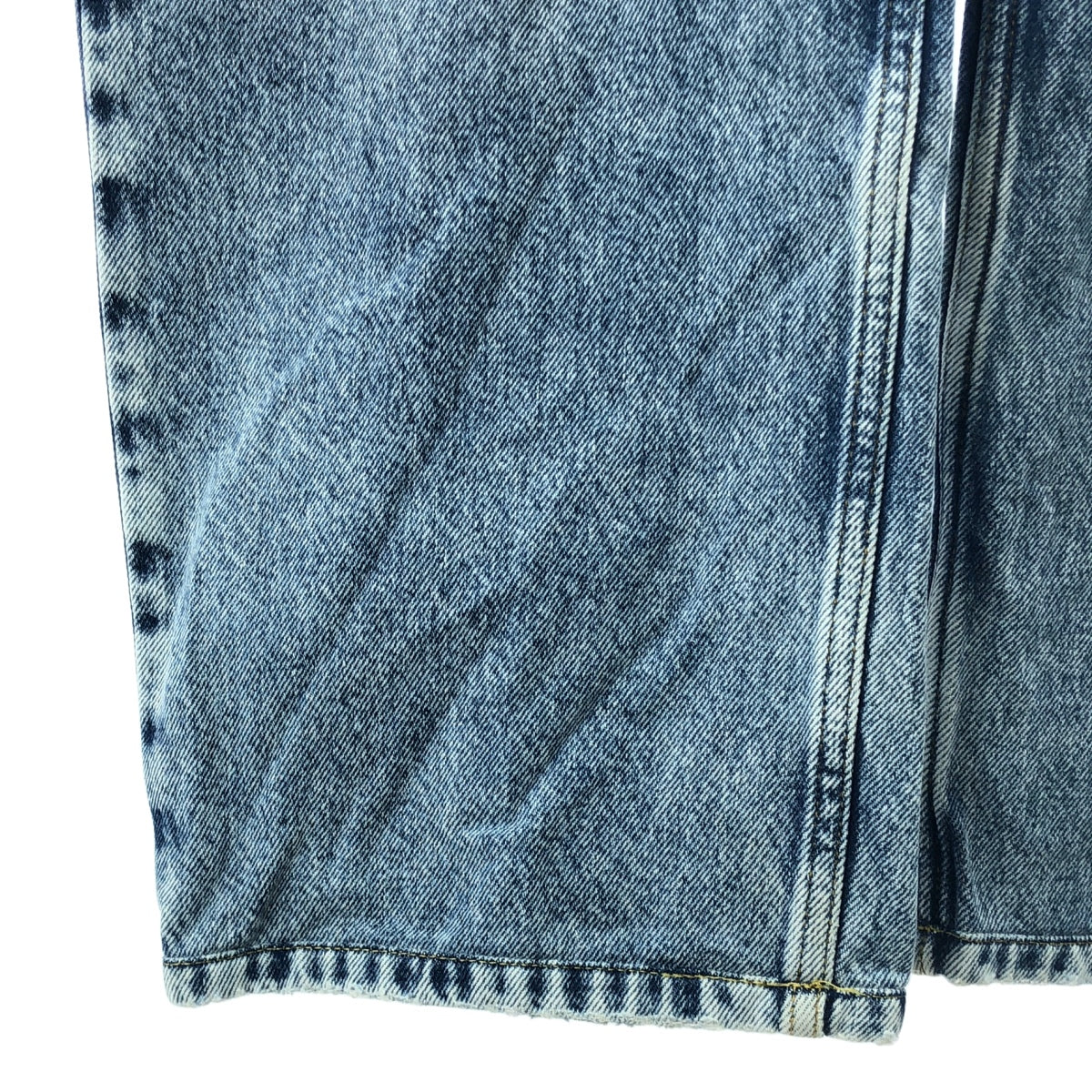 Maison Margiela / メゾンマルジェラ | スラッシュディティール カットオフ デニムパンツ | 40 | インディゴ | レディース