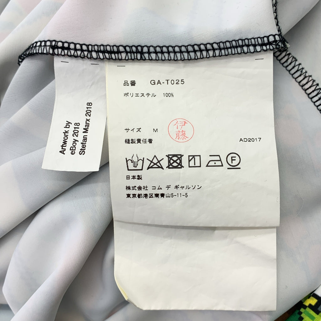 COMME des GARCONS / コムデギャルソン | 2018SS | ポリエステル 総柄 プリント カットソー ワンピース | M | レディース