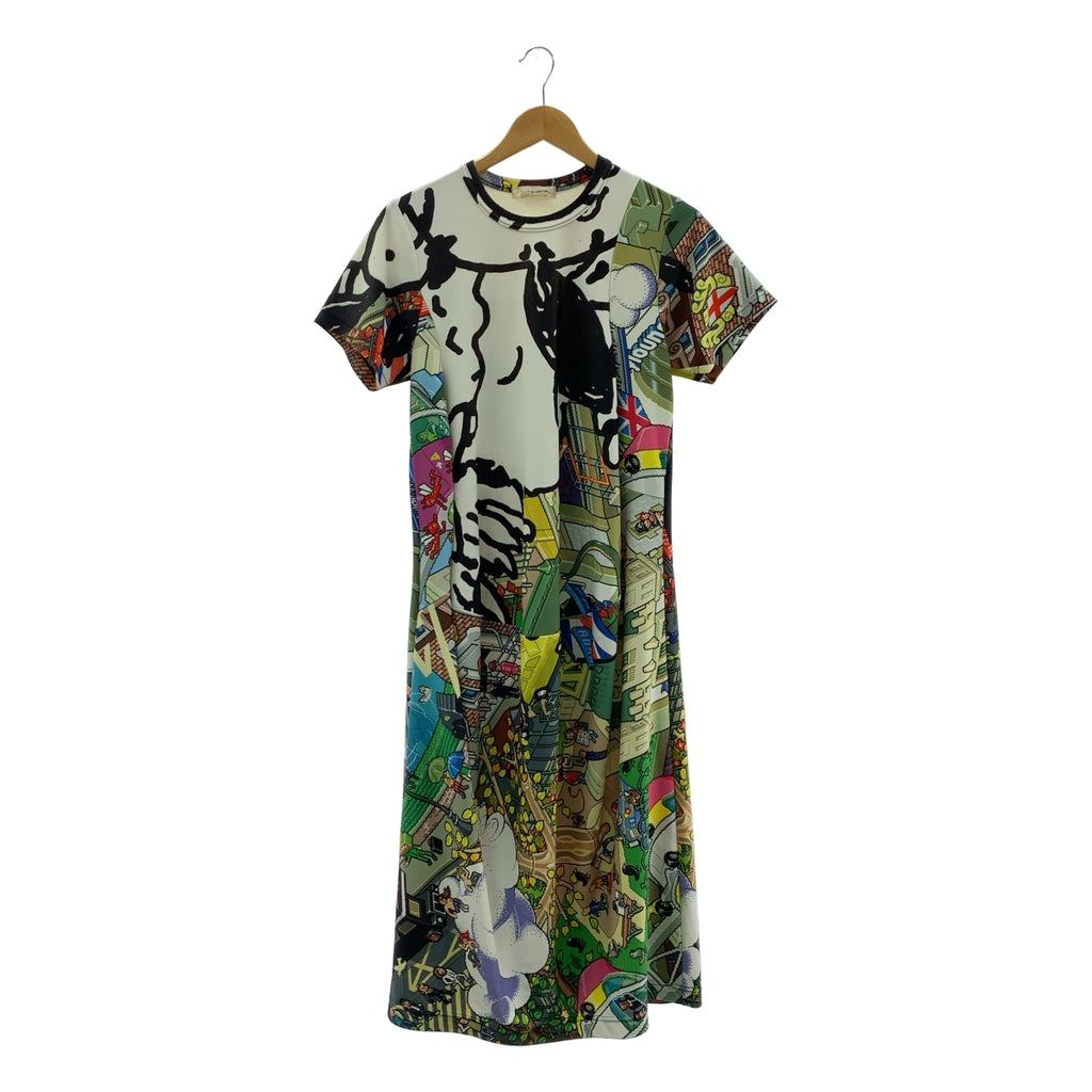 COMME des GARCONS / コムデギャルソン | 2018SS | ポリエステル 総柄 プリント カットソー ワンピース | M | レディース