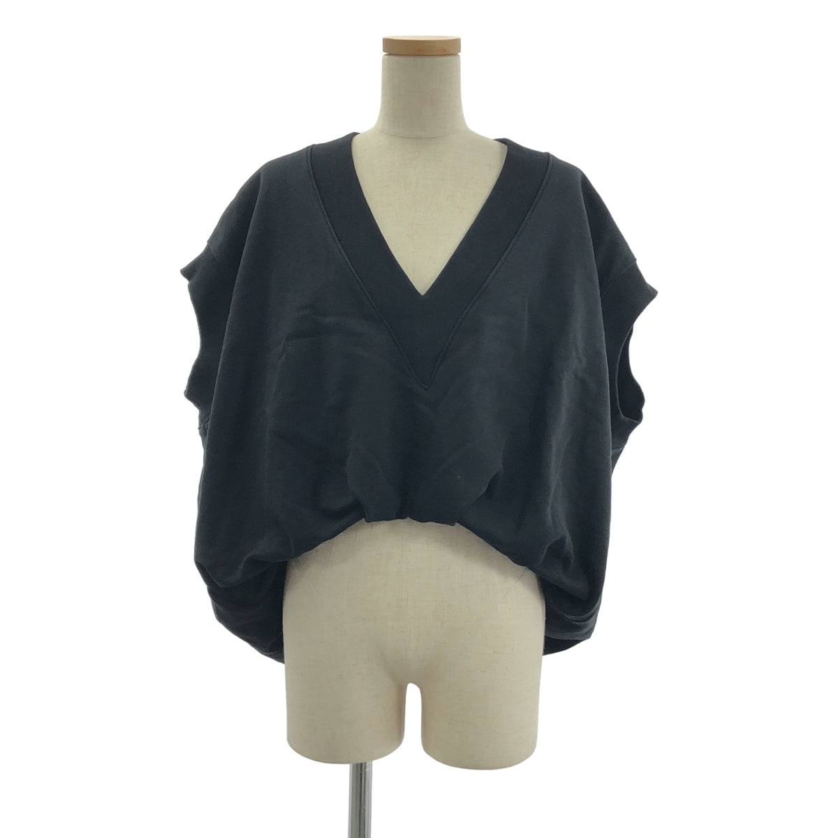 DRIES VAN NOTEN | 2025SS | HANN 1610 WKSWEATER V領無袖衛衣 | XS | 黑色 | 女款