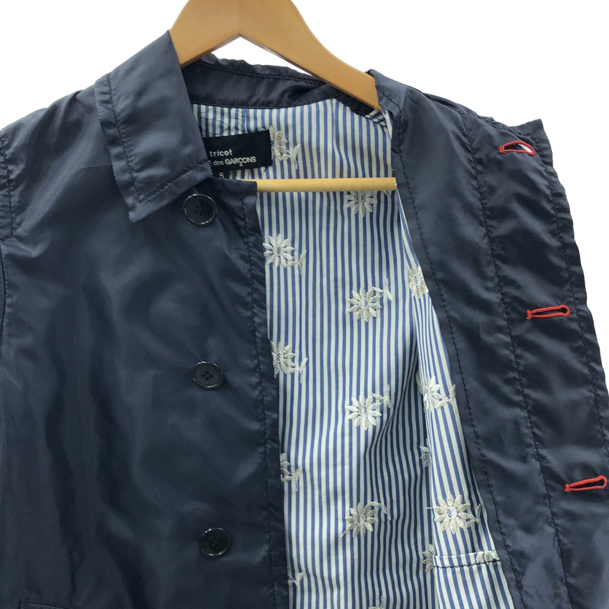 tricot COMME des GARCONS / トリココムデギャルソン | 2012SS | ポリエステル ステンカラー コート | S | レディース