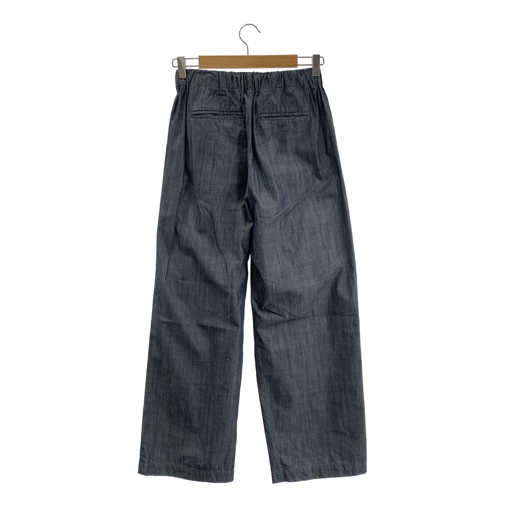 kagure / かぐれ | シャンブレーデニム イージー パンツ | F | インディゴ | レディース