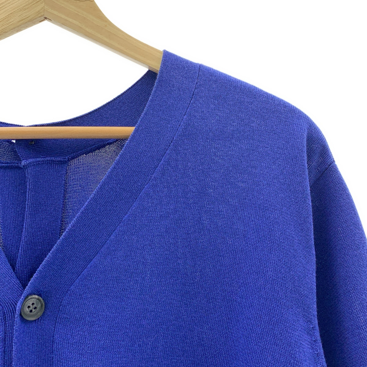 ZUCCa / ズッカ | Vネック ニット カーディガン | M | ブルー | レディース