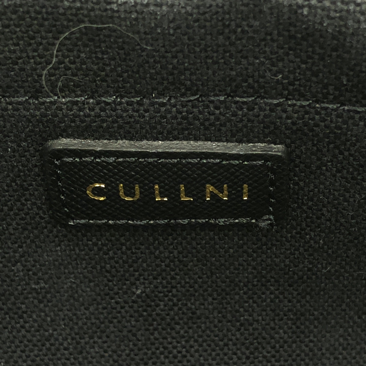 CULLNI / Kurni | Belt Handle Leather &amp; Canvas Combination Tote Bag Leather Canvas Combination Tote Bag | Black | Men's