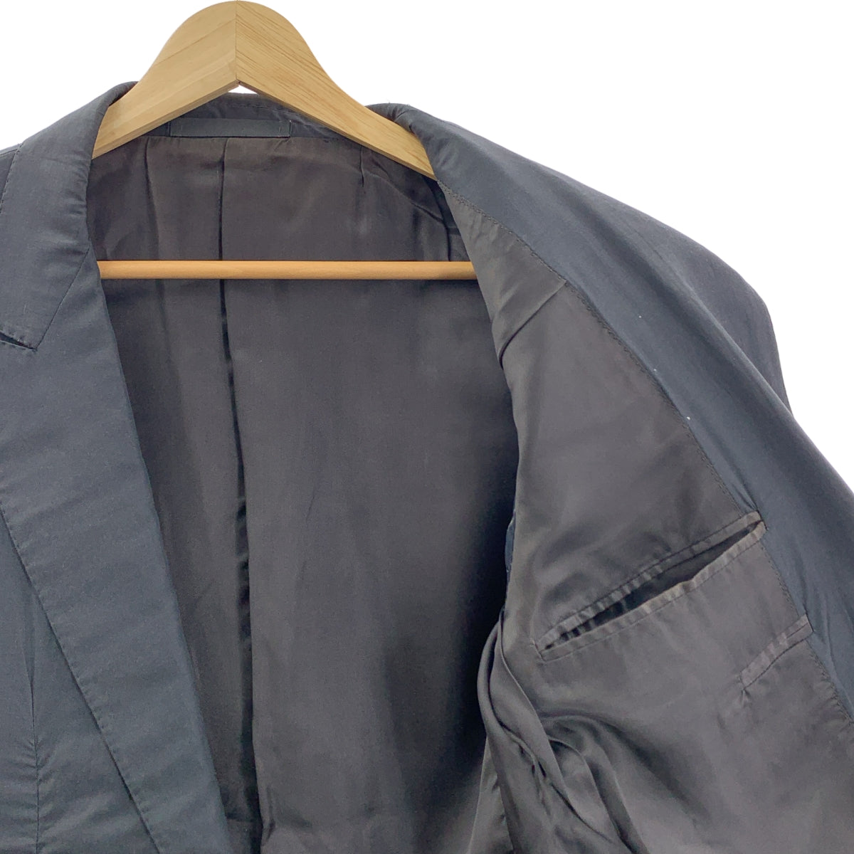 LANVIN / 람방 | 큐플러 테일러드 재킷 | 44 | 차콜 | 남성