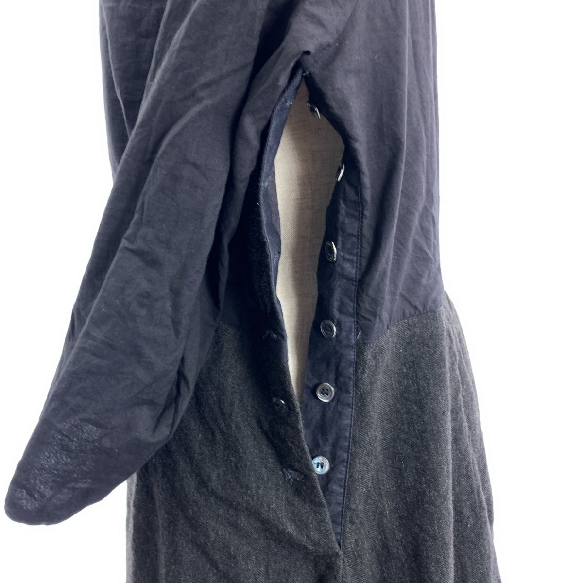 美品】 Paul Harnden / ポールハーデン | tweed dress / 異素材 切替