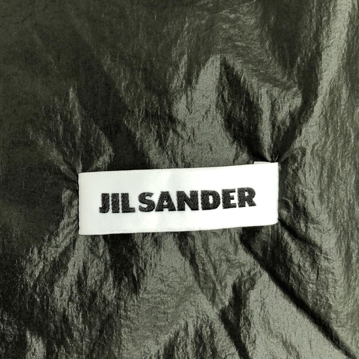 [狀況良好] JIL SANDER | 2018春夏 |尼龍帶切換超大連帽外套 | 44 |綠色 |男士