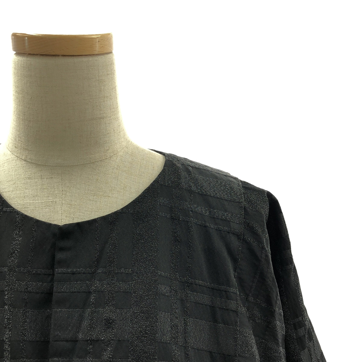 COMME des GARCONS COMME des GARCONS / コムコム | 2021SS | ポリエステル 製品加工 リボン装飾 ノーカラー オーバー ジャケット | L | レディース