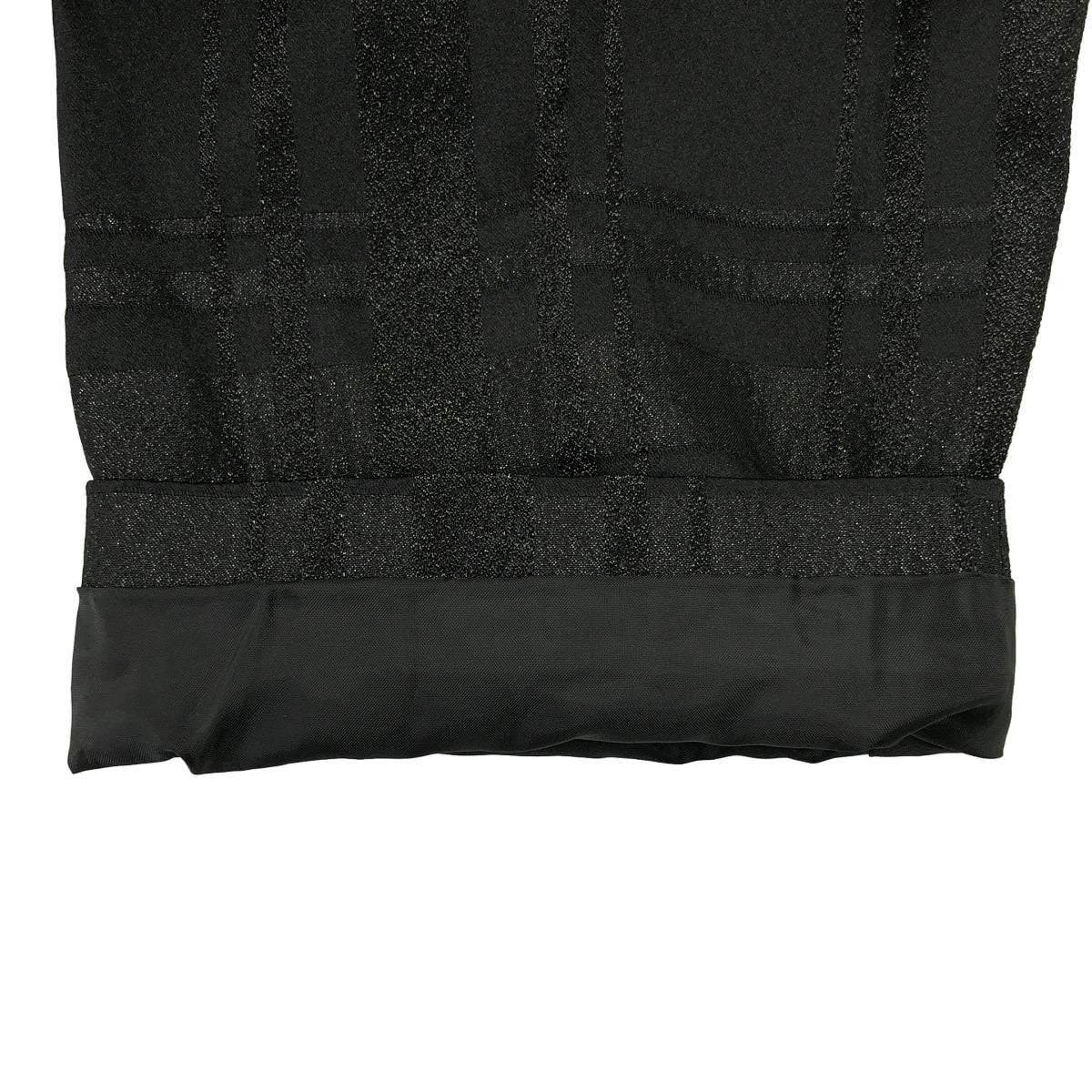 【美品】  COMME des GARCONS COMME des GARCONS / コムコム | 2021SS | ポリエステル 製品加工 リボン装飾 ノーカラー オーバー ジャケット | L | ブラック | レディース