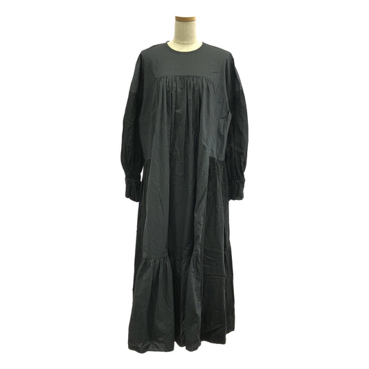 mudoca / Mudoka | Switching sleeve lace tuck shirt dress | F | Women's