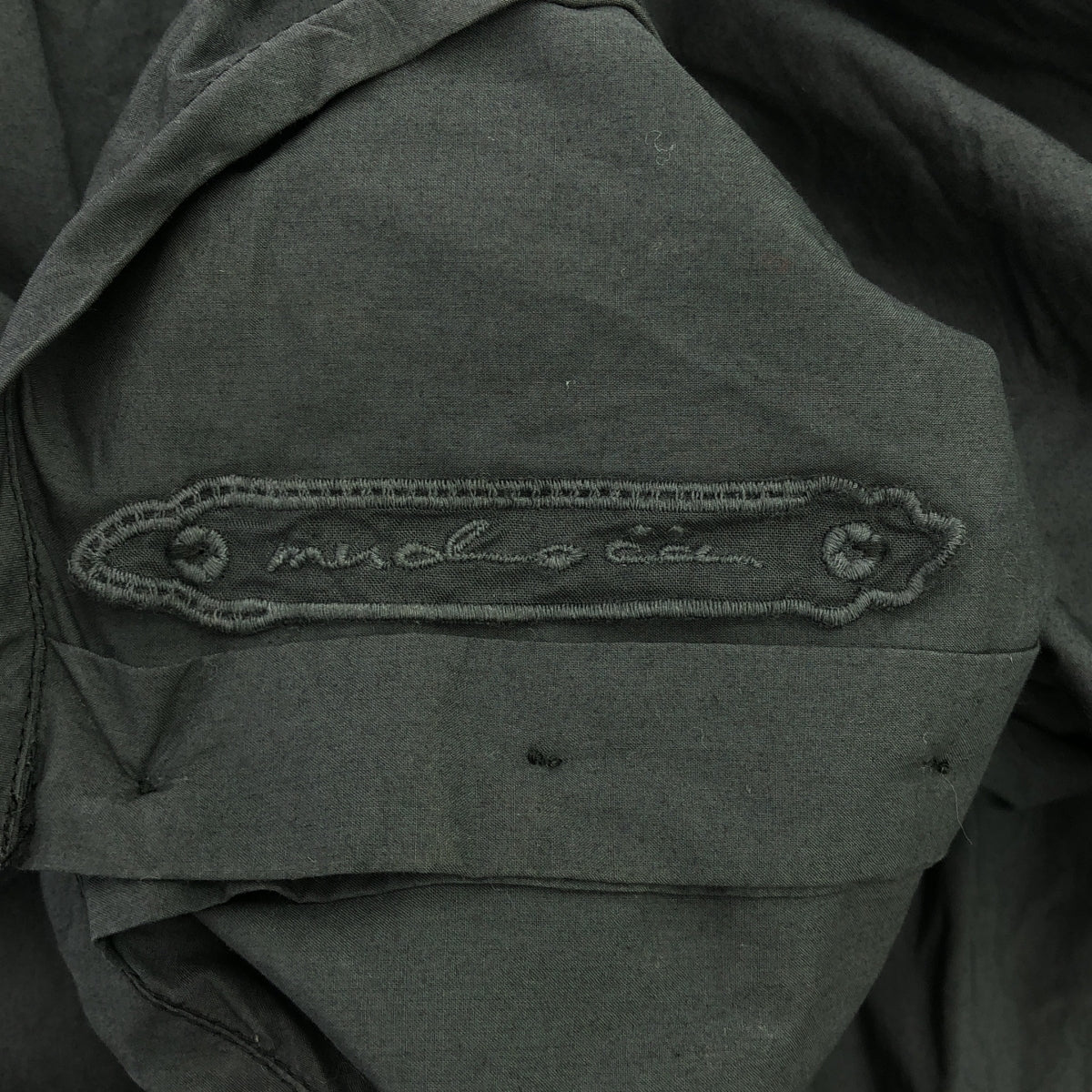 mudoca / 무도카 | 전환 소매 레이스 택 셔츠 원피스 | F | 블랙 | 여성