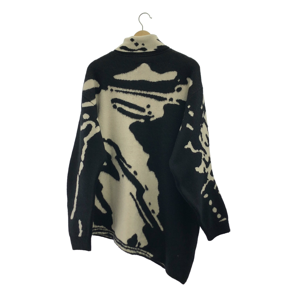 doublet / 더블릿 | 2025AW | GRAFFITI JACQUARD KNIT PULLOVER 그래픽 자가드 하이넥 니트 | M | 남성