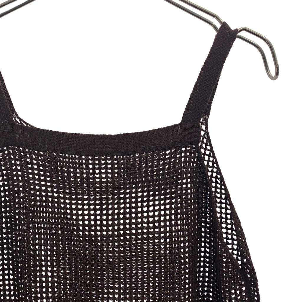 AURALEE / オーラリー | SUPER HARD TWIST LINEN MESH KNIT ONE-PIECE メッシュ ワンピース | 0 | レディース