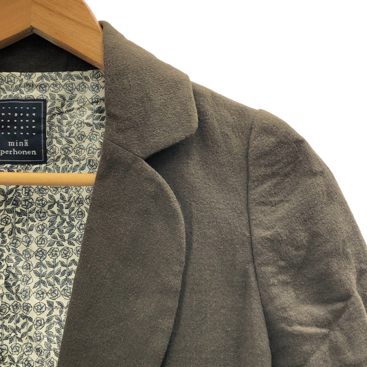 mina perhonen / ミナペルホネン | souffle / スフレ シングルジャケット / 柄総裏地 | 38 | レディース