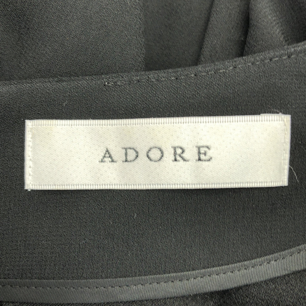 ADORE / 어도어 | 볼륨 슬리브 백 Zip 드레스 원피스 / 이너 포함 | 36 |