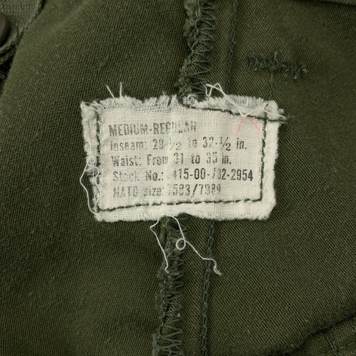 復古 / 復古服飾 | 1970 年代 | Winfield 軍裝工裝褲 | M 碼 | 男裝款