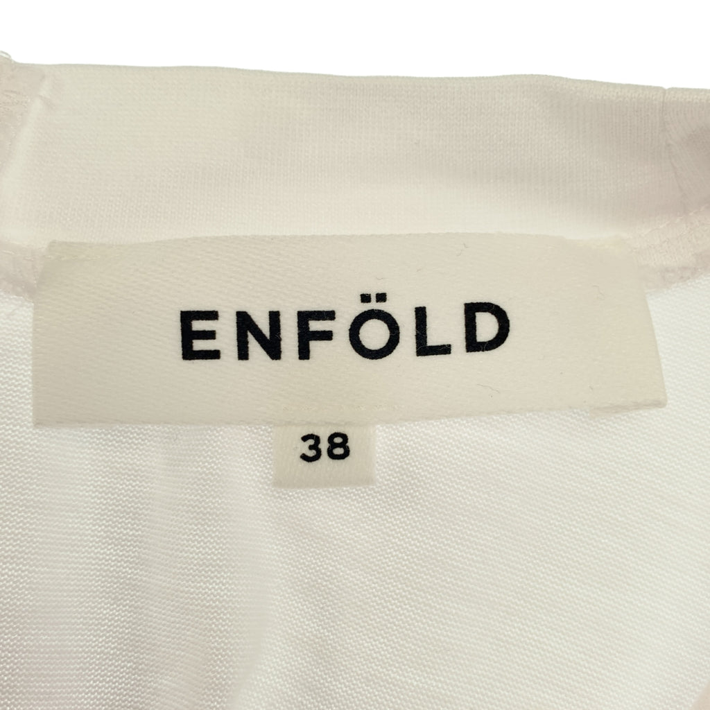 ENFOLD | 2024春夏 | 隱藏式上臂T卹，雙層袖，A字版型 | 尺寸38 | 女款