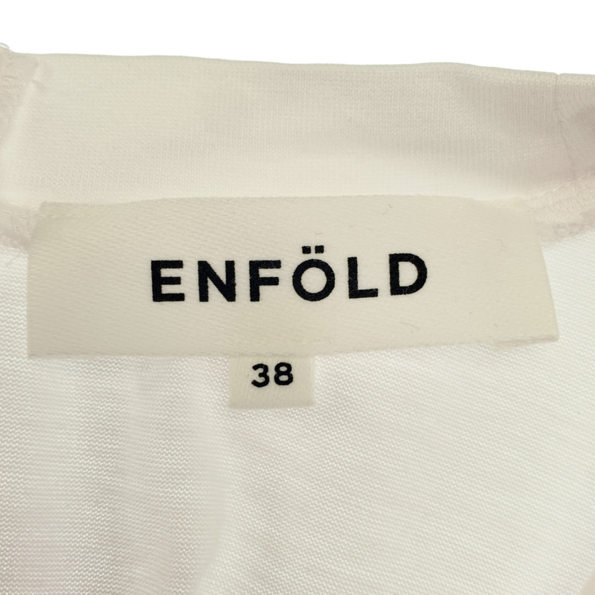 ENFOLD | 2024春夏 | 隱藏式上臂T卹，雙層袖，A字版型 | 尺寸38 | 女款