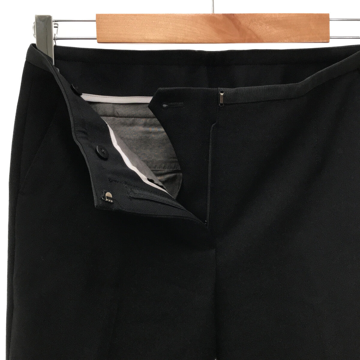 INCOTEX |開衩休閒褲 | 38 |黑色 |女性的