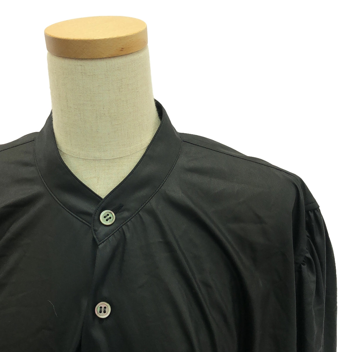 [New] TANAKA / Tanaka | CROSS-OVER SHIRT | S | Black | Women's