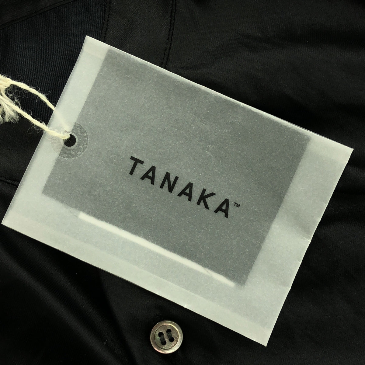 【新品】  TANAKA / タナカ | CROSS-OVER SHIRT シャツ | S | ブラック | レディース