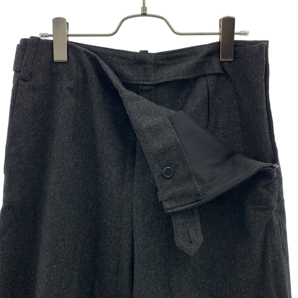 MARGARET HOWELL / マーガレットハウエル | × FOX BROTHERS / フォックスブラザーズ サイドジップ ワイドパンツ | 3 | レディース