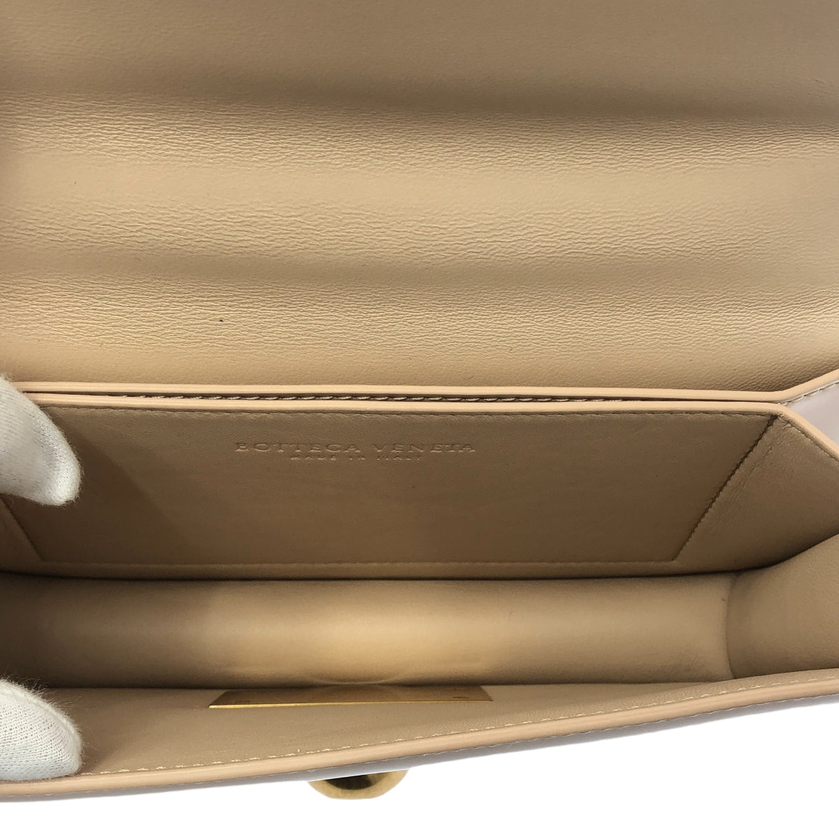 BOTTEGA VENETA / 보테가베네타 | 미니 더 클래식 가방 | 핑크 베이지 | 여성