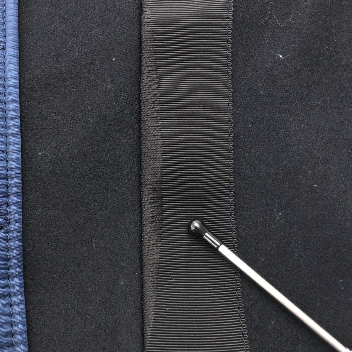 sacai / 사카이 | 스커트 도킹 컷오프 슬랙스 팬츠 | 1 | 블랙 / 네이비 | 여성