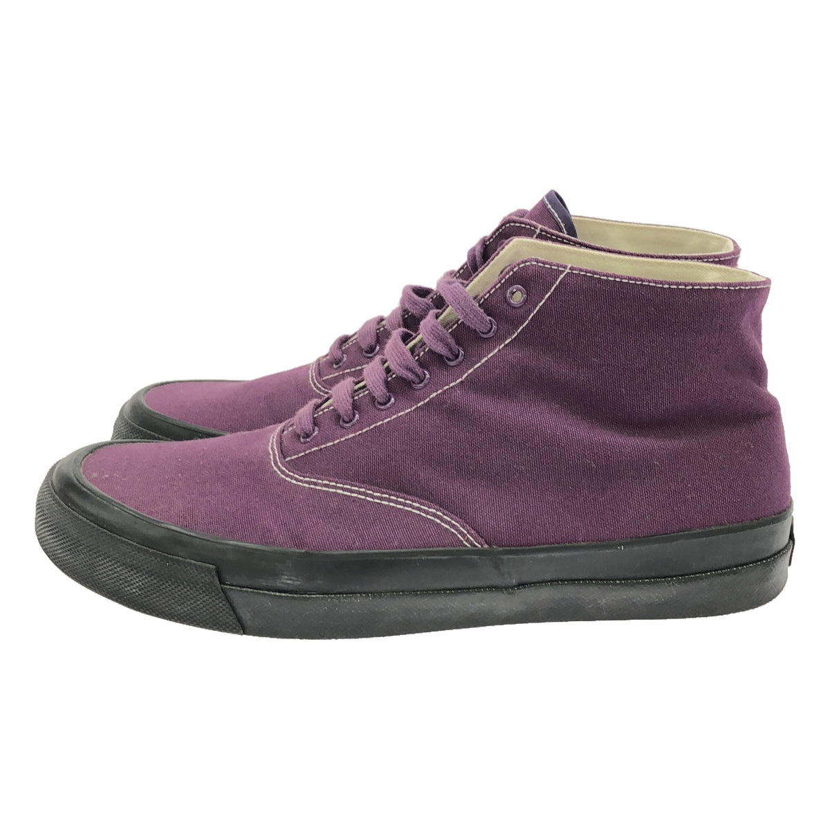 HOMME PLISSE ISSEY MIYAKE / Homme Plissey Issey Miyake | × WAKOUWA collaboration CANVAS DECK SHOES-HI Canvas deck shoes high cut | 26 | Purple | Men's