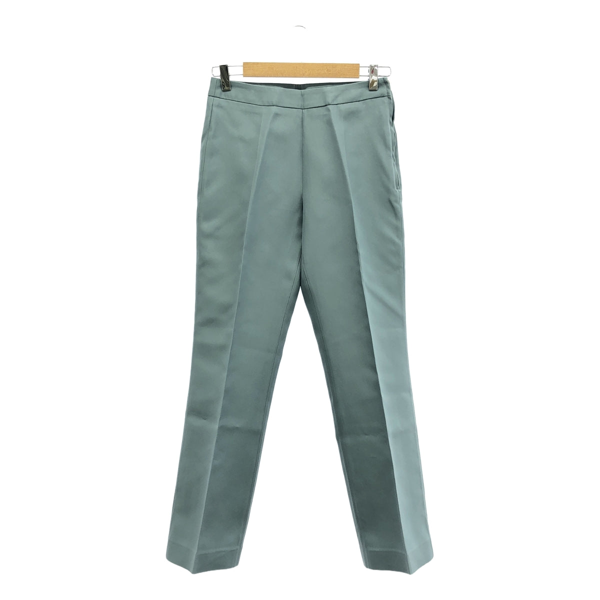JIL SANDER / 질산더 | 2023SS | pleat-front trousers 사이드 Zip 나일론 실크 팬츠 | 32 | 라이트 블루 | 여성