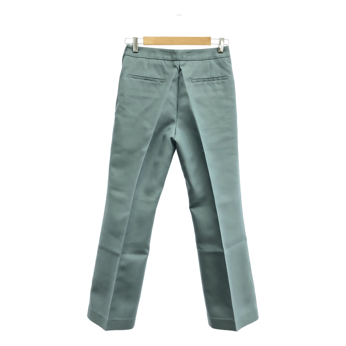 JIL SANDER / 질산더 | 2023SS | pleat-front trousers 사이드 Zip 나일론 실크 팬츠 | 32 | 라이트 블루 | 여성