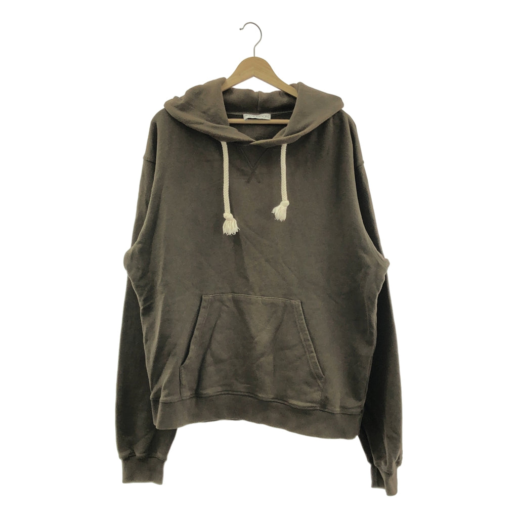 JW Anderson | 超大連帽衫，帽緣飾有刺繡Logo | L碼 | 卡其色 | 男士