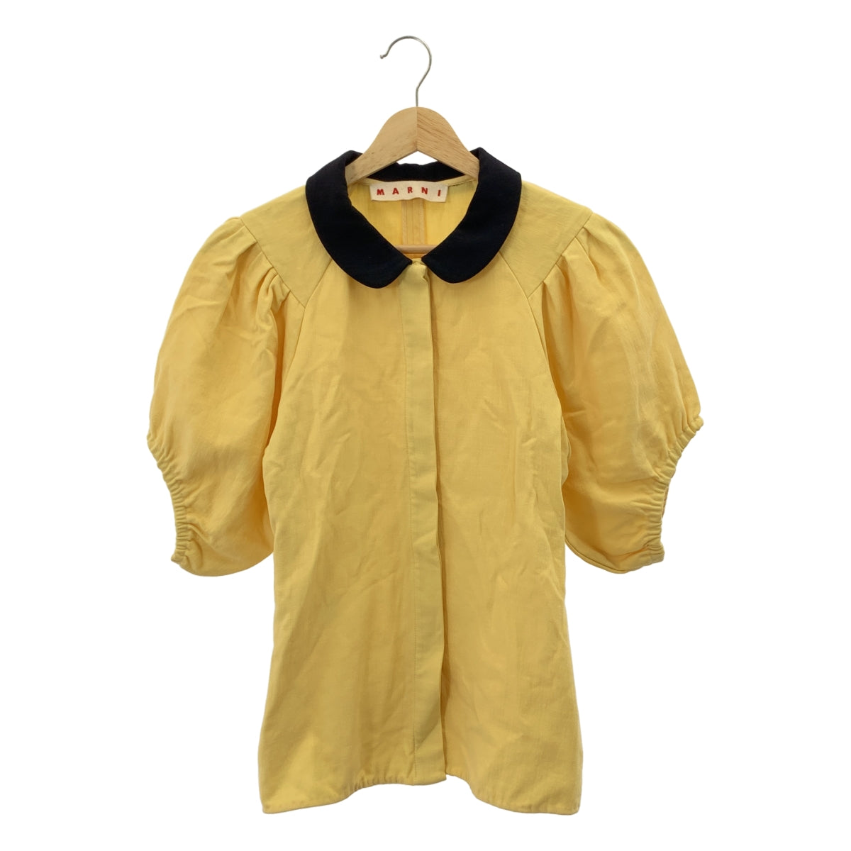MARNI / マルニ | パフスリーブ ラウンドカラー シャツ | 38 | レディース
