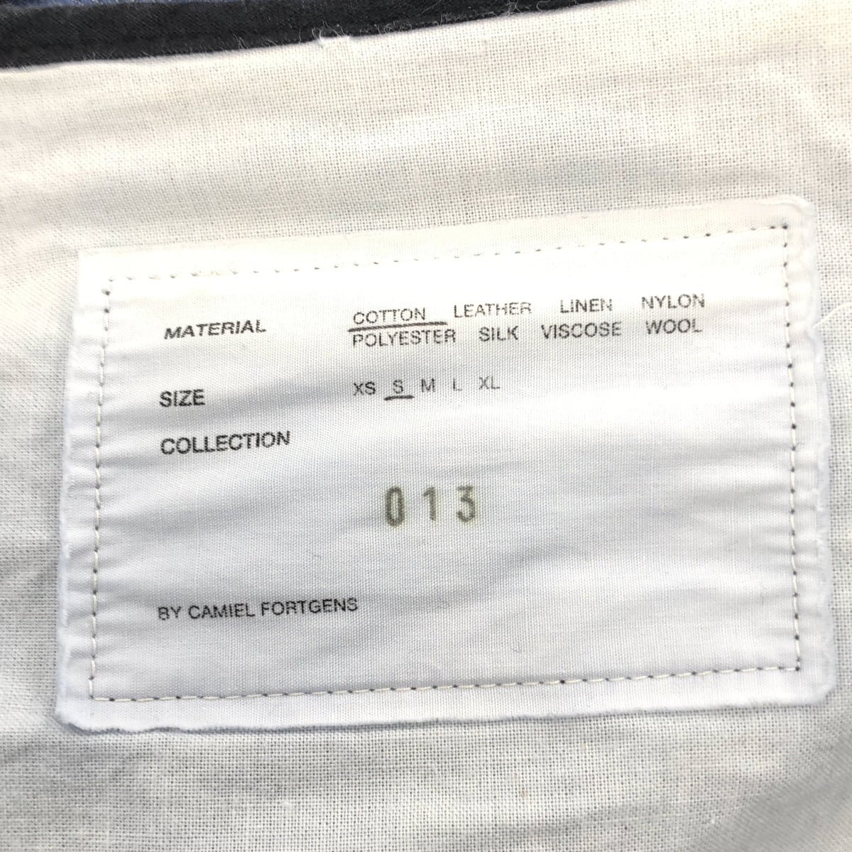 CAMIEL FORTGENS / カミエルフォートへンス | ZIP VEST ジップベスト | S | ブルー | メンズ