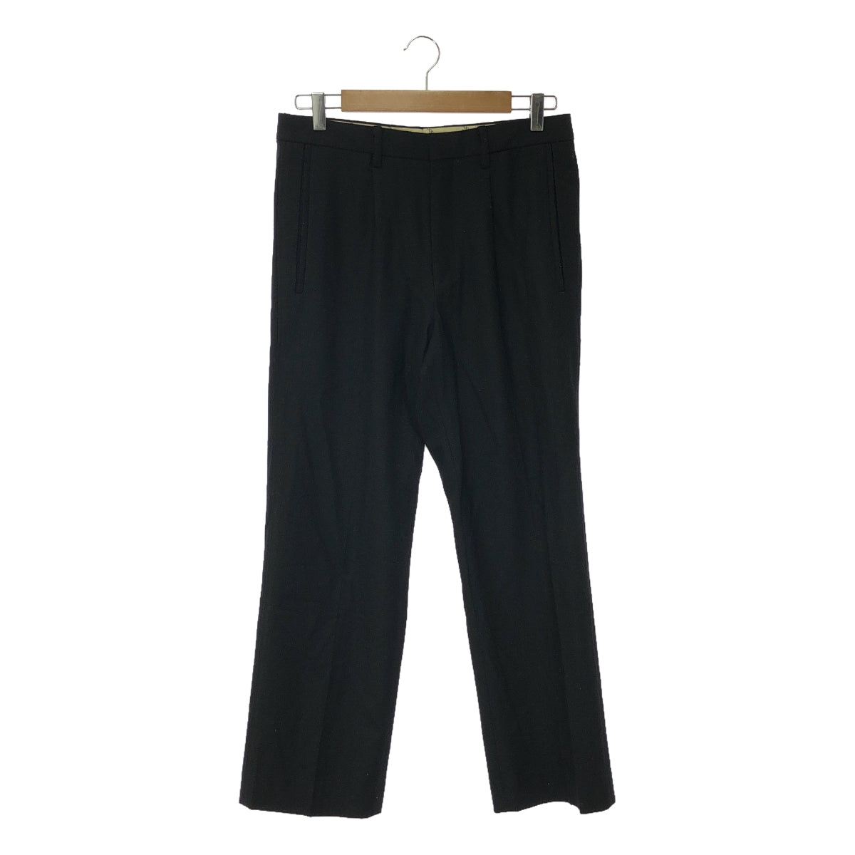 N.HOOLYWOOD / N.Hollywood | WIDE TAPERD SLACKS | Size 38 | Black | Men's