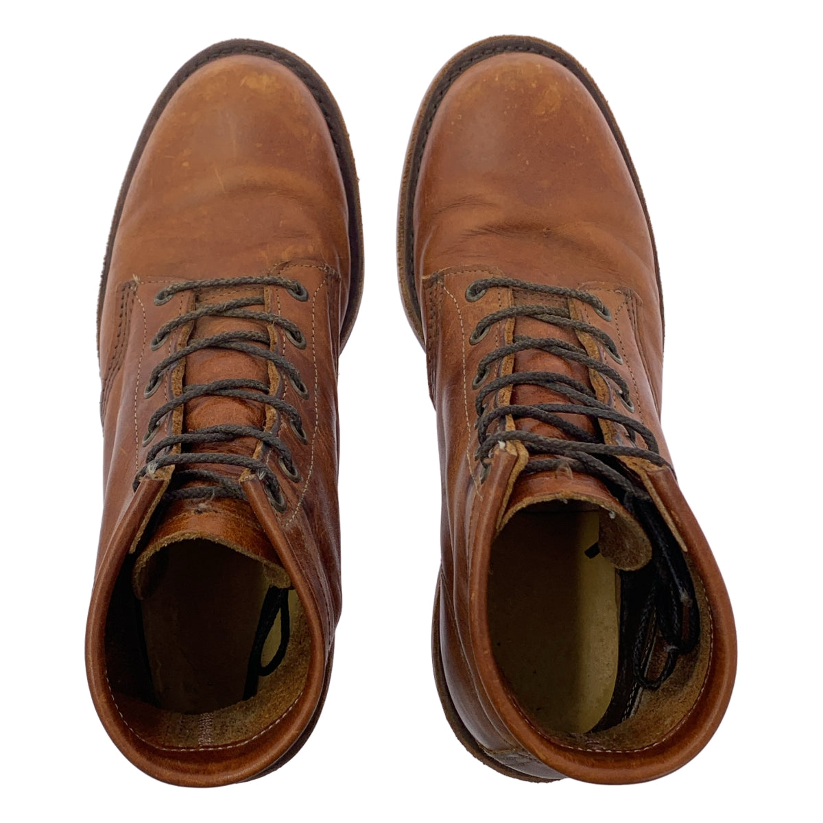 CHIPPEWA / チペワ | プレーントゥ レースアップ レザー ブーツ | ブラウン | メンズ