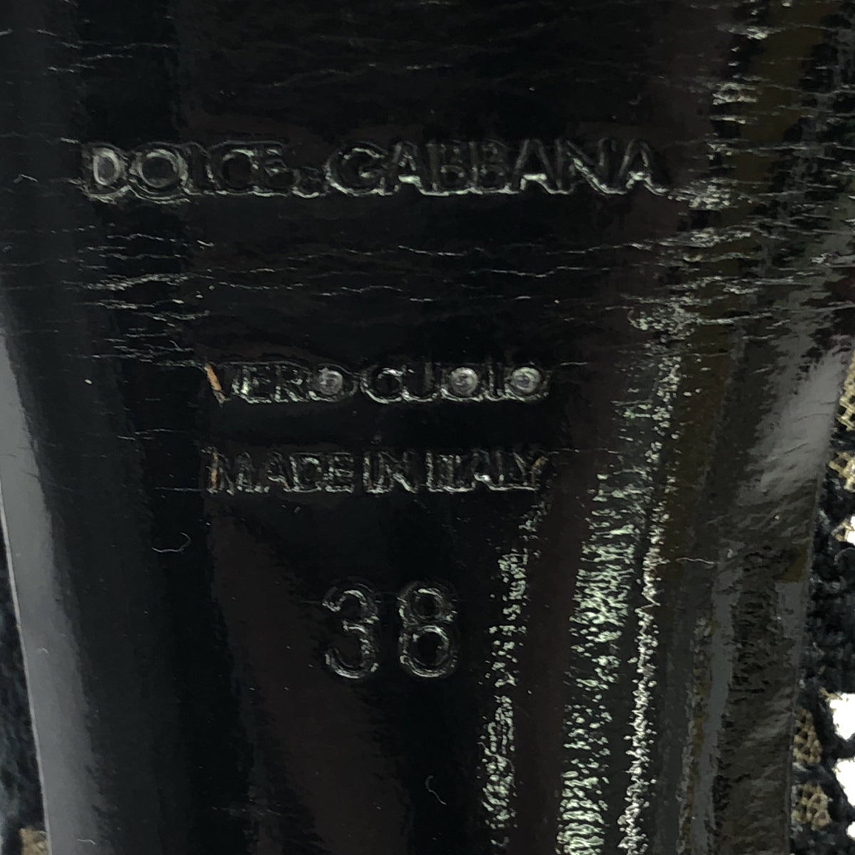 DOLCE＆GABBANA / ドルチェ＆ガッバーナドルガバ | レース厚底サンダル | 38 | ブラック | レディース