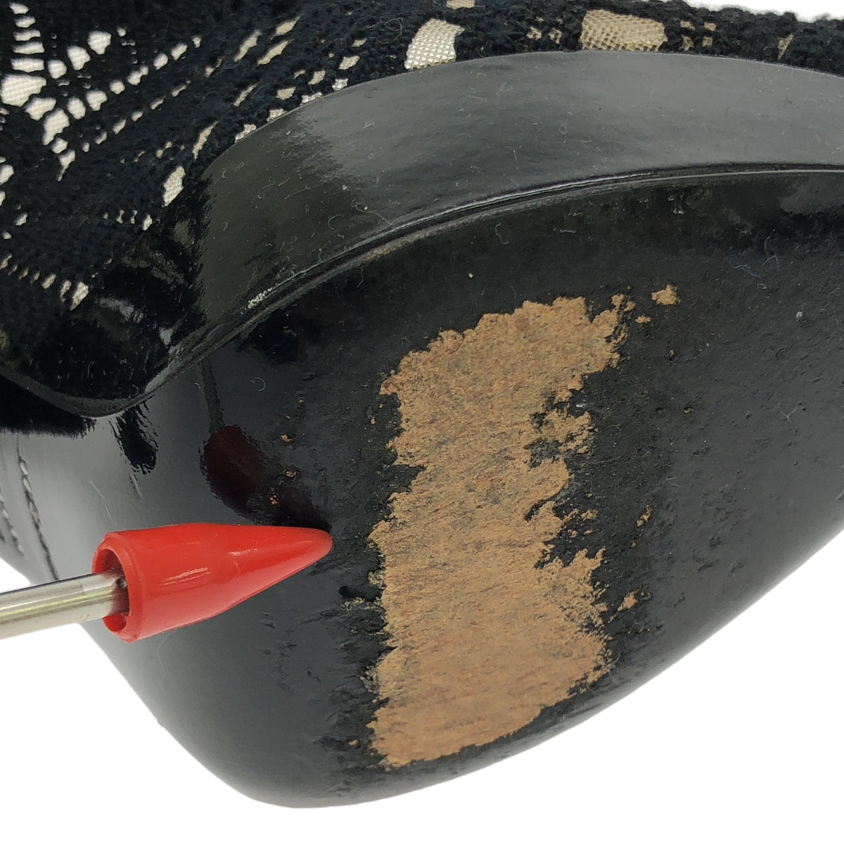 DOLCE＆GABBANA / ドルチェ＆ガッバーナドルガバ | レース厚底サンダル | 38 | ブラック | レディース