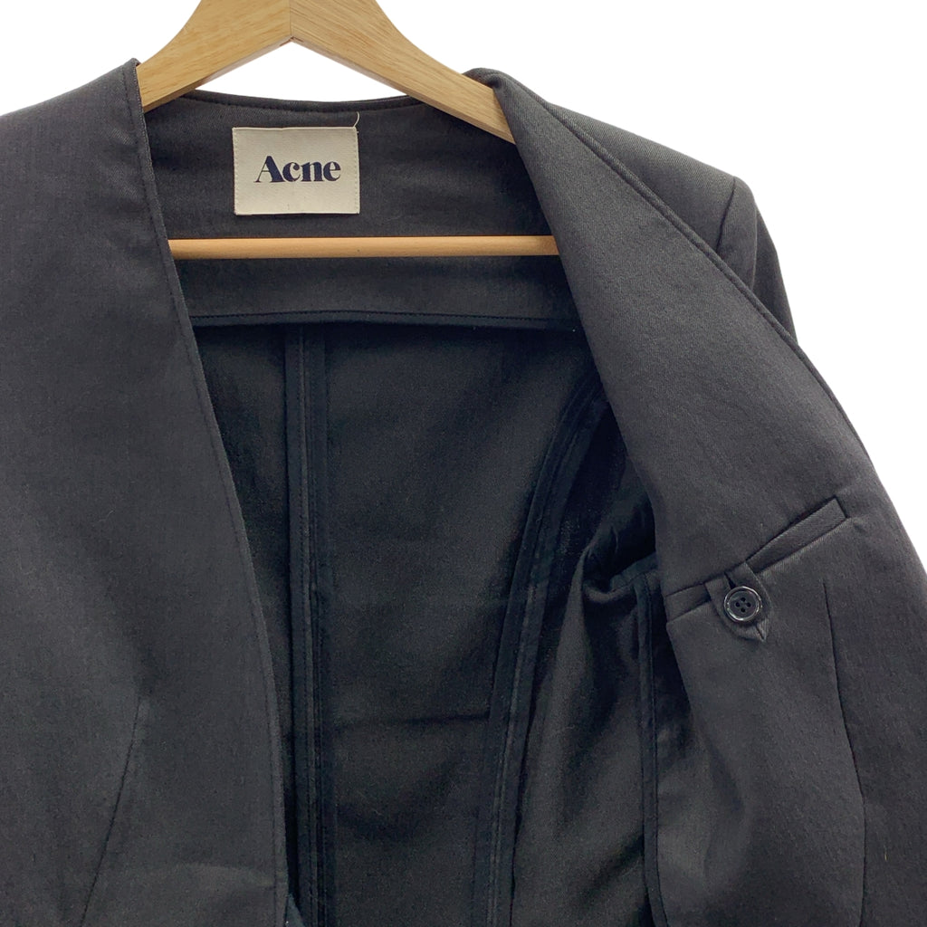 Acne | 無領外套 | 36碼 | 黑色 | 女款