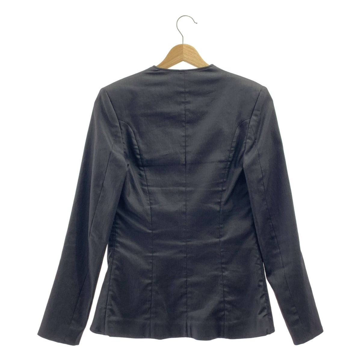 Acne / アクネ | ノーカラー ジャケット | 36 | ブラック | レディース