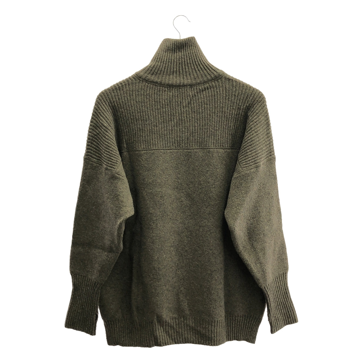SLOBE IENA / スローブイエナ | ITALIAN MILITARY ZIP イタリアンミリタリー ジップ ニット | F | ブラウン | レディース