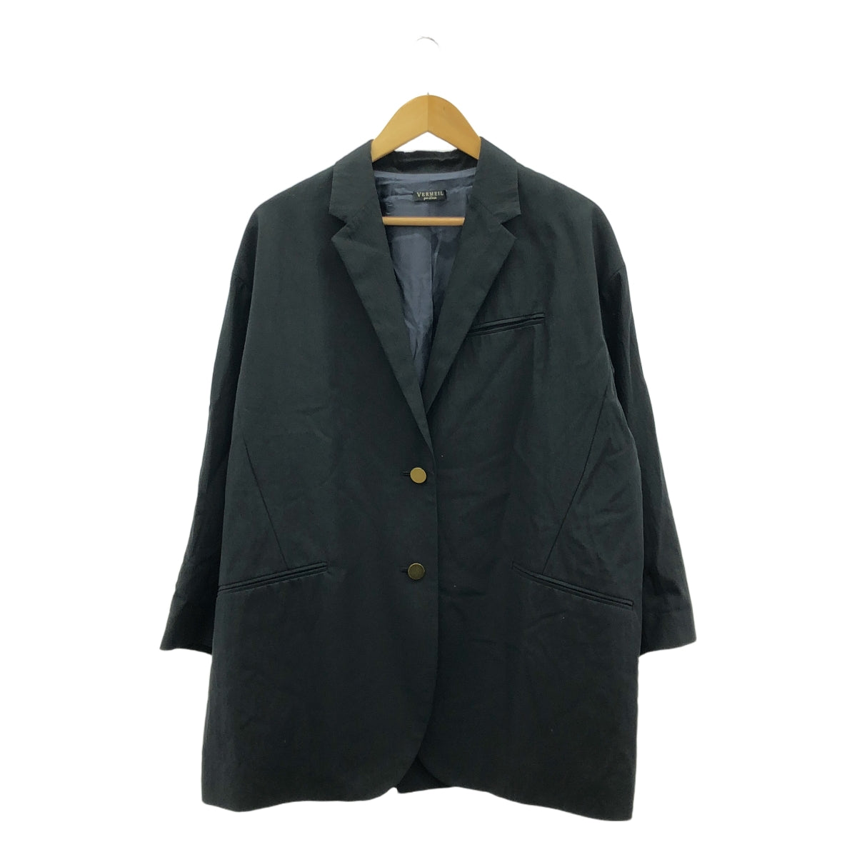 由 iena 鍍金 |大號剪裁夾克 | F |黑色 |女性的