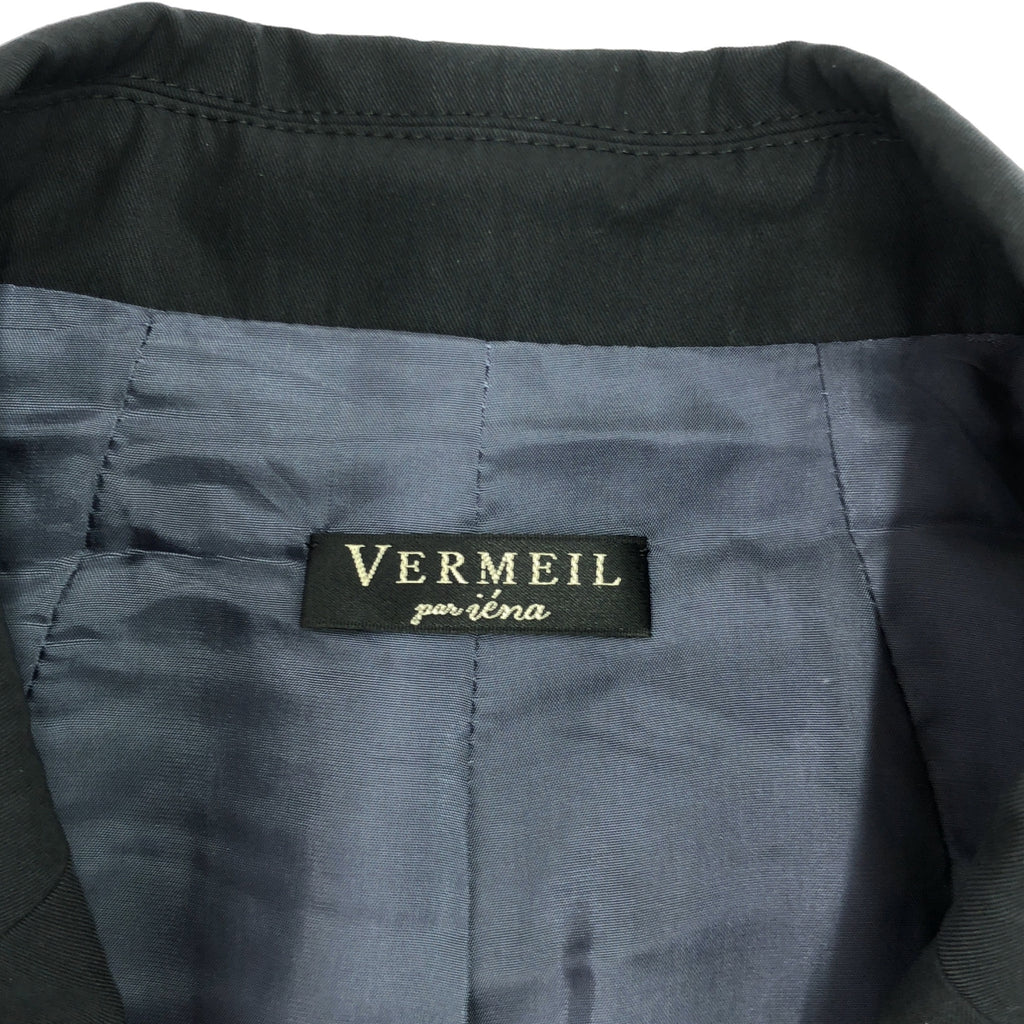 VERMEIL par iena / ヴェルメイユパーイエナ | ビッグ テーラードジャケット | F | ブラック | レディース