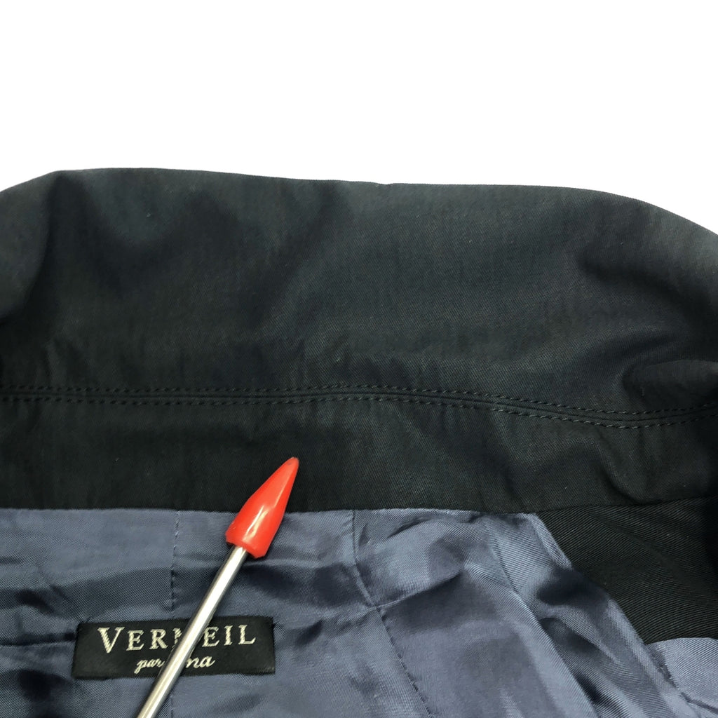 VERMEIL par iena / ヴェルメイユパーイエナ | ビッグ テーラードジャケット | F | ブラック | レディース