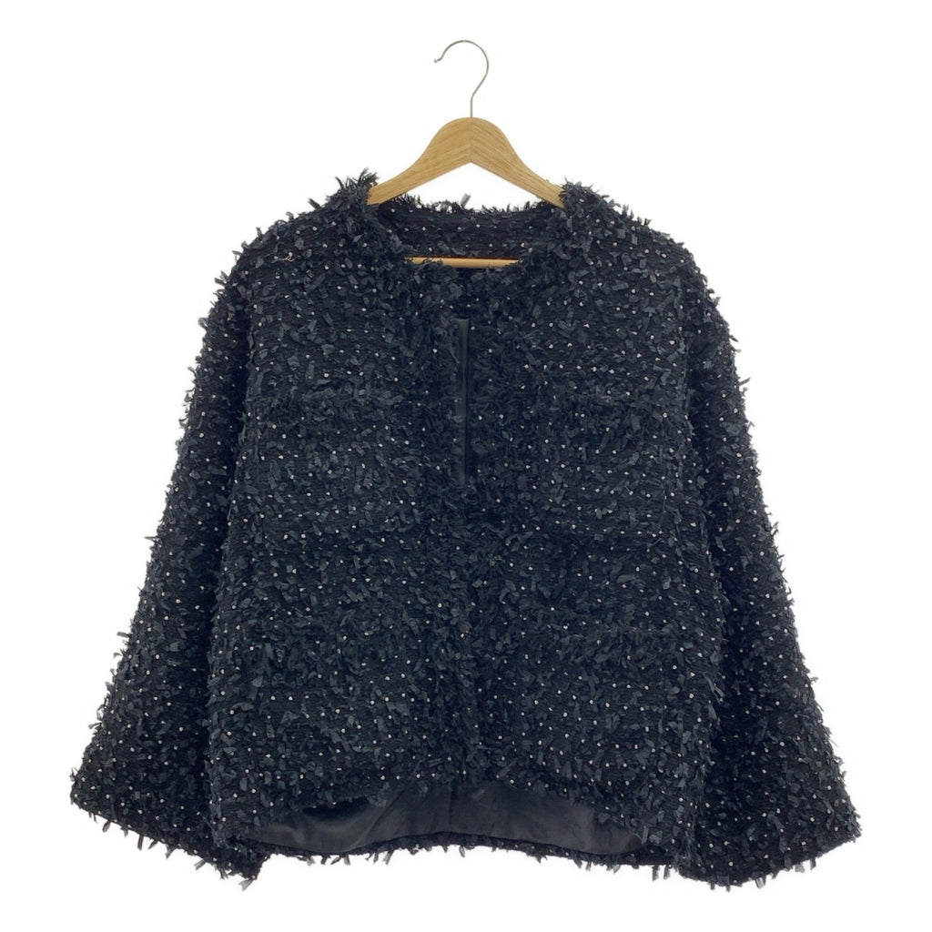 cygne / シーニュ | Xavier / オーバーシルエット ツイードジャケット / 総裏地 | F | レディース