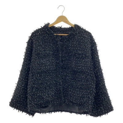 cygne / シーニュ | Xavier / オーバーシルエット ツイードジャケット / 総裏地 | F | レディース