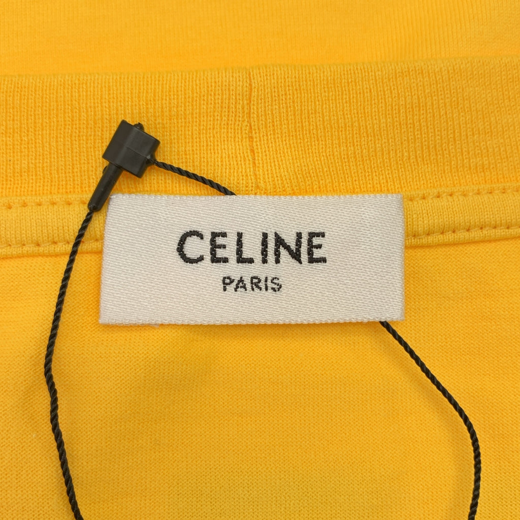 CELINE / 셀린느 | 오버 실루엣 로고 루즈 티셔츠 컷소우 | XS | 남성