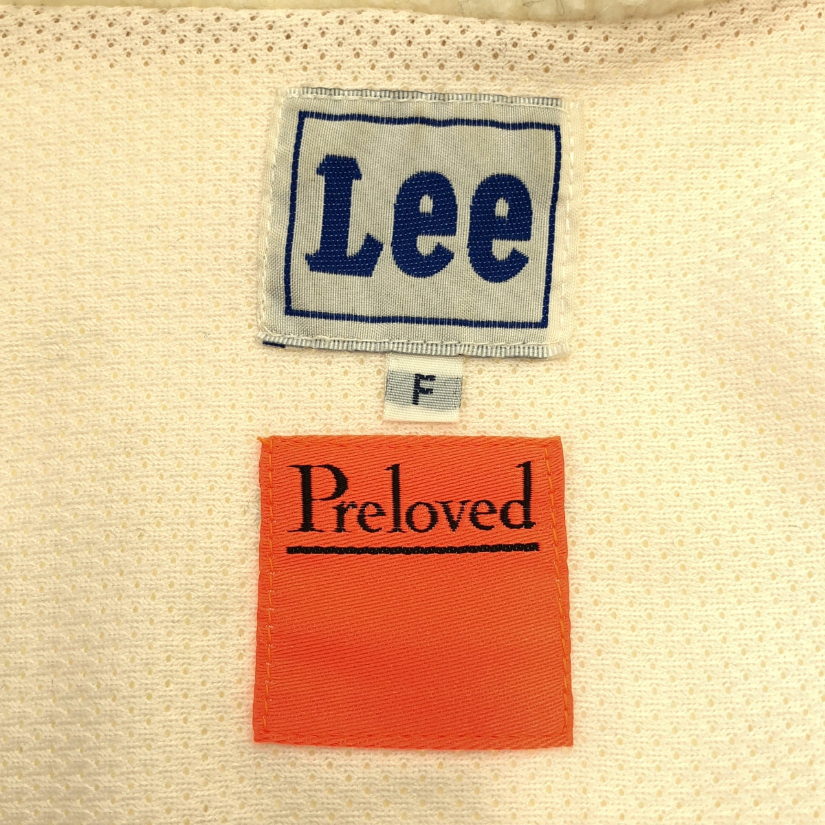 Preloved / 프리 러브드 | × Lee 리콜라보 Fleece Jacket 보어 플리스 재킷 | F | 여성