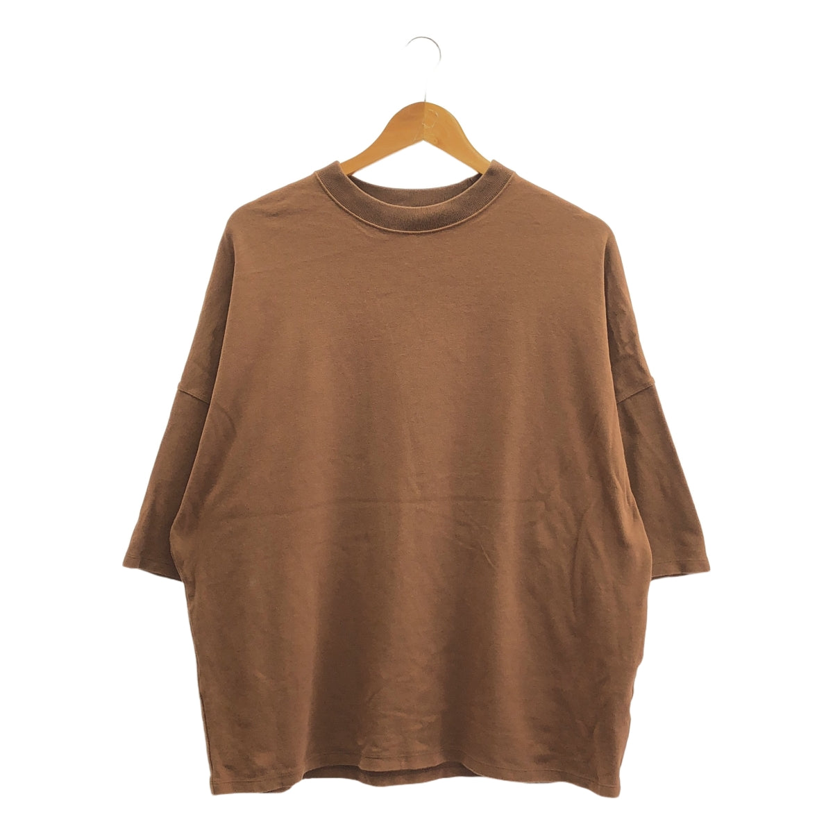 AUBETT | 2022SS | High twist SZ gauze smooth oversized tapered T-shirt | 3 | Men's