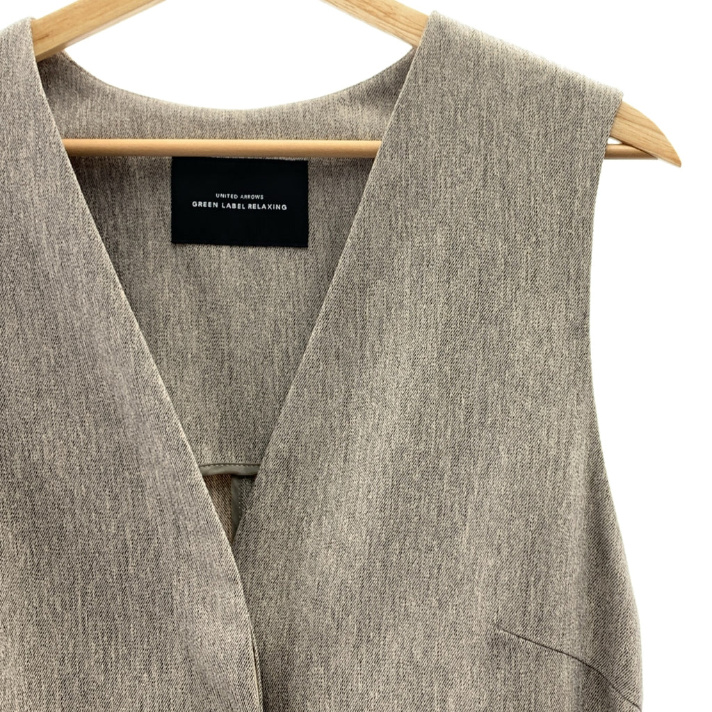 UNITED ARROWS green label relaxing / ユナイテッド アローズ グリーン レーベル リラクシング | ミックス ツイード ロング ベスト | F | レディース